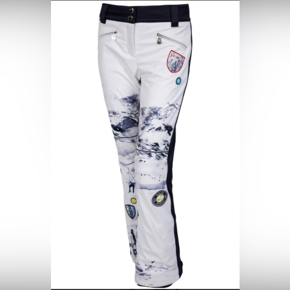 NWT SPORTALM Women’s Ski pants Navy White 46 / 16